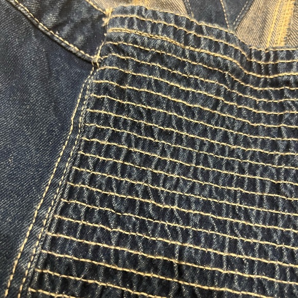 NWT ZARA Strapless TRF Denim Corset Top XS - Picture 4 of 9